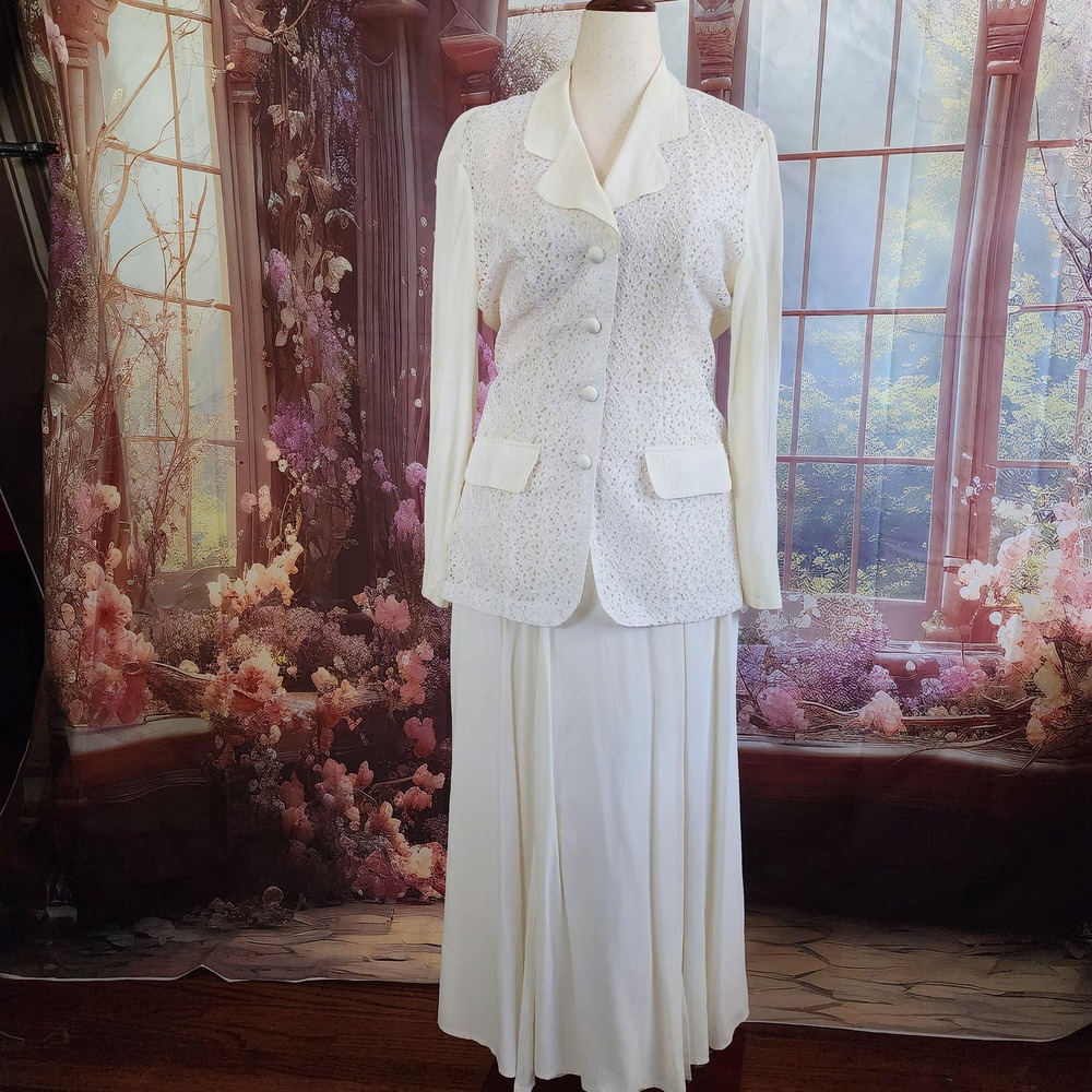 M Francine Browner Blouse and Matching Skirt